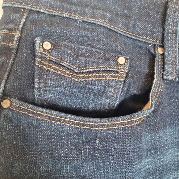 Levi's 505 Straightleg Dark Wash Jeans Women's Size 10 - Picture 3 of 10